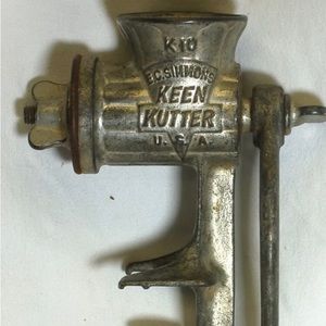Vintage E. C. Simmons Keen Kutter 10 Meat Grinder Collectible 1940s